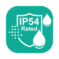 IP54-rated Robust Die-cast Housing (IP67 Also Available)